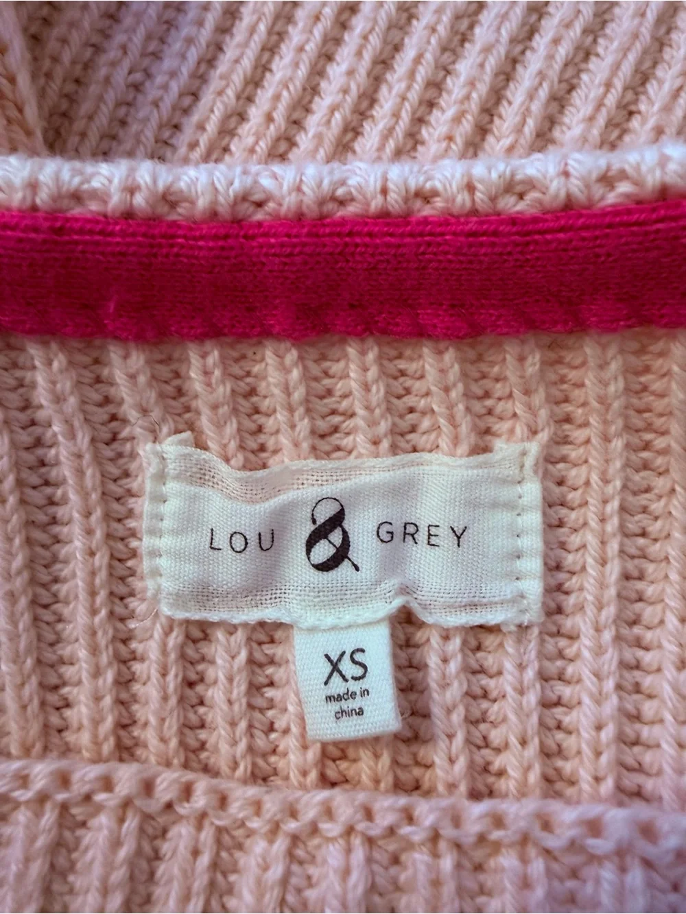 Lou & Grey Oversized Ribbed Sweater XS